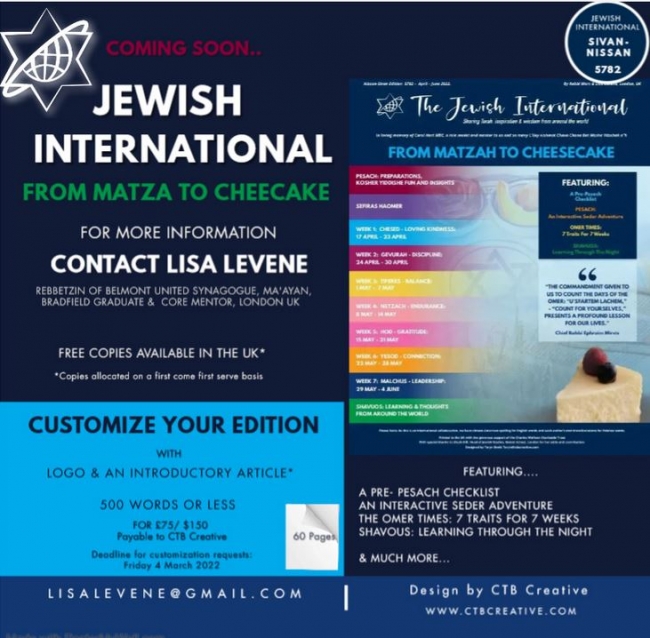 Clean Speech in the Jewish International magazine